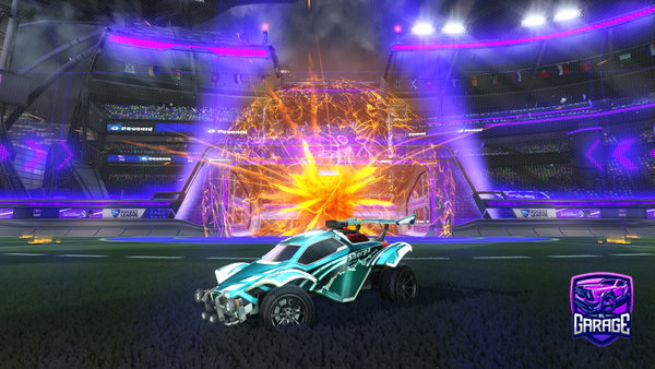 A Rocket League car design from Okuxbox