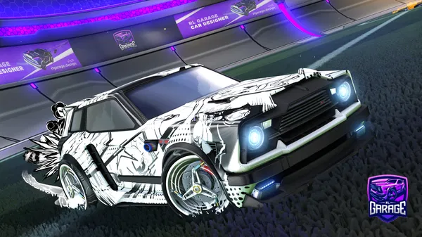 A Rocket League car design from rlgaragewardenboi