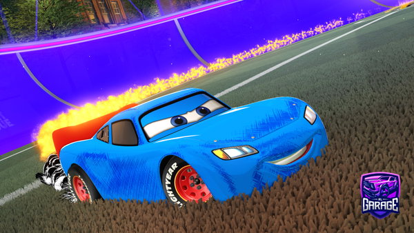 A Rocket League car design from Woodasnatttyskuumi