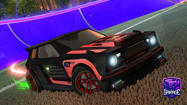 A Rocket League car design from GWsharky28