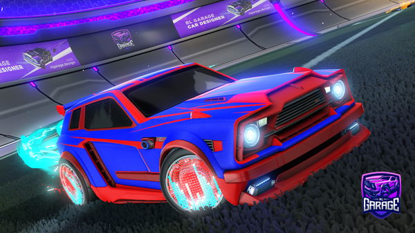 A Rocket League car design from PotatoFace15