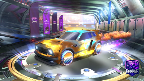 A Rocket League car design from MAMgamesOFF1019