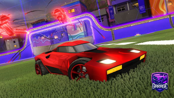 A Rocket League car design from DxrkPix3l