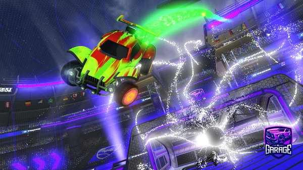 A Rocket League car design from kaos35