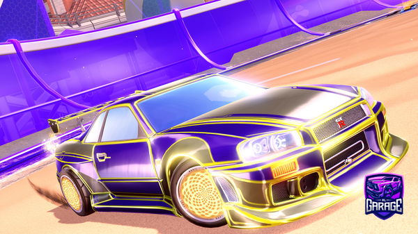 A Rocket League car design from spaldhinos