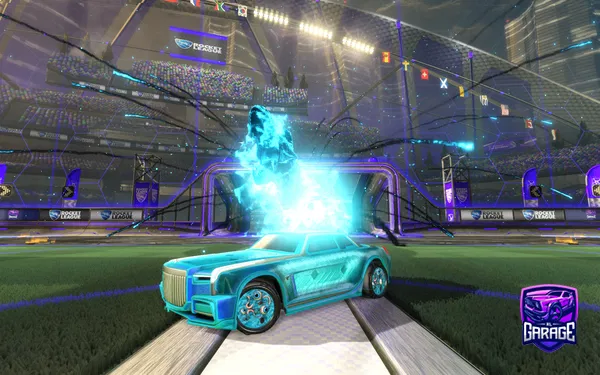 A Rocket League car design from raspberrv