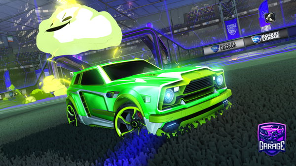 A Rocket League car design from Ushuperu