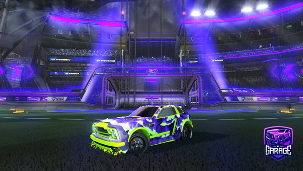 A Rocket League car design from Gururang