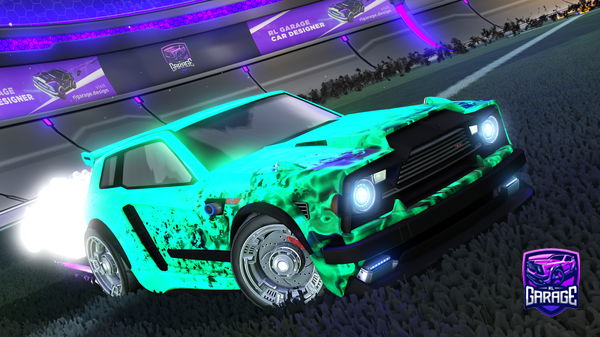 A Rocket League car design from NokiTLoki7