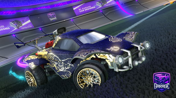 A Rocket League car design from happtsu