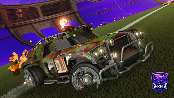 A Rocket League car design from Ninjisam