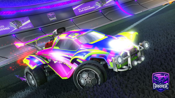 A Rocket League car design from KoiKing7