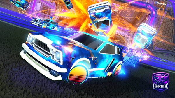 A Rocket League car design from Roachey