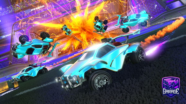 A Rocket League car design from SpiceMonkey