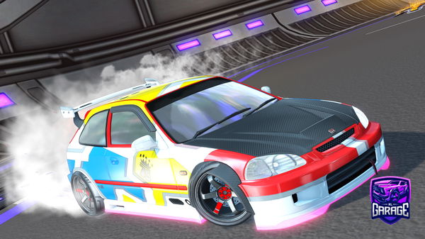 A Rocket League car design from SVK-Octane