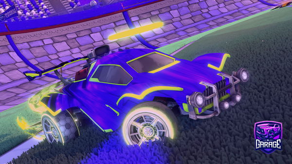 A Rocket League car design from SAMuraii_Max
