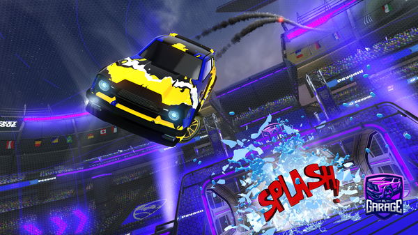 A Rocket League car design from Gzou