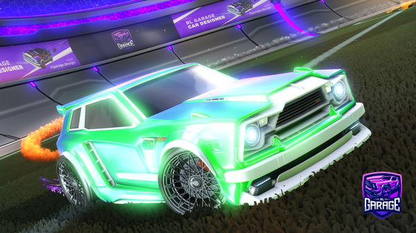 A Rocket League car design from zetrox35