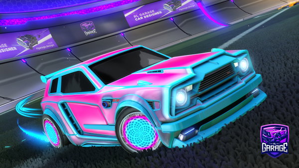 A Rocket League car design from COSMICBL4ZE