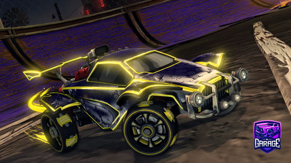 A Rocket League car design from -V3N0M-