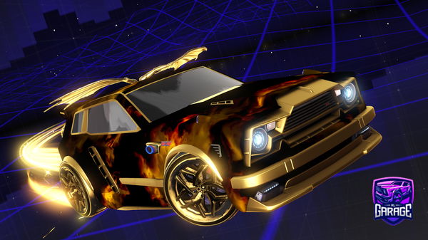 A Rocket League car design from Rodridark56