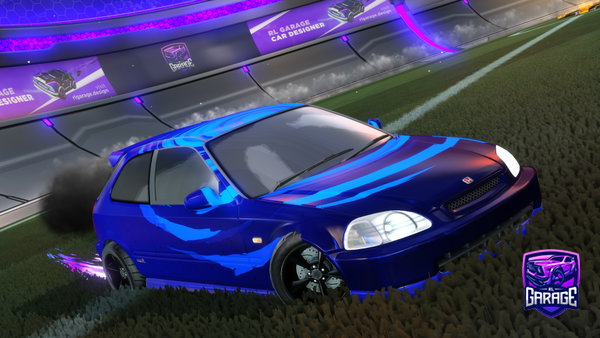 A Rocket League car design from NotaHydroFlask
