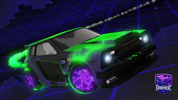 A Rocket League car design from benjajaaj