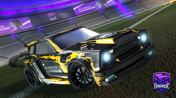 A Rocket League car design from KellieKool_OnRL