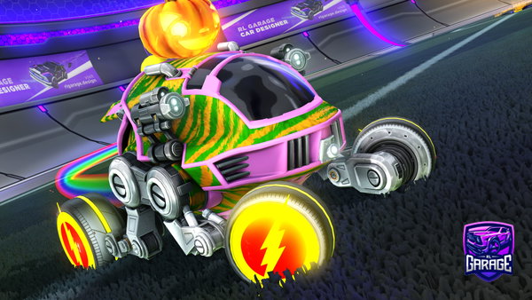 A Rocket League car design from inteeaire