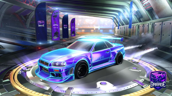 A Rocket League car design from GHOST_rayan