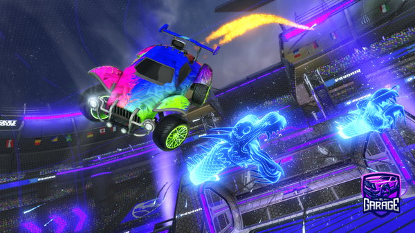 A Rocket League car design from Wish_Trading