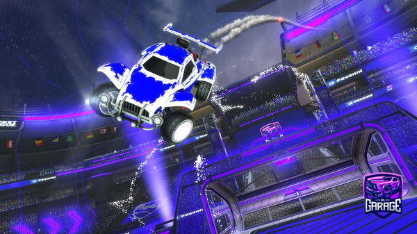 A Rocket League car design from Psn_lauplazas