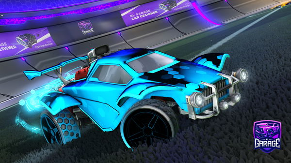 A Rocket League car design from CyberThor