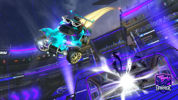 A Rocket League car design from infinyty