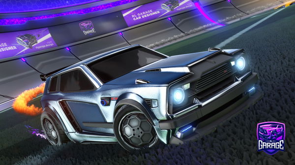 A Rocket League car design from KGBOT