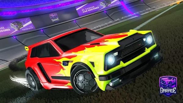 A Rocket League car design from Outburst