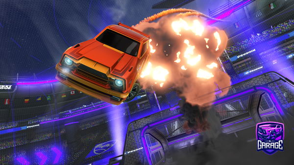 A Rocket League car design from mattmations