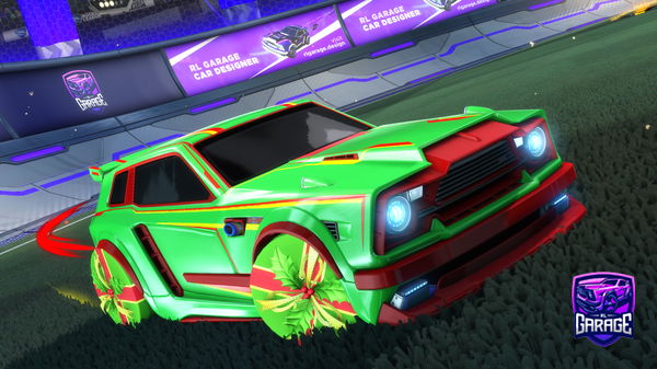 A Rocket League car design from NVGGET