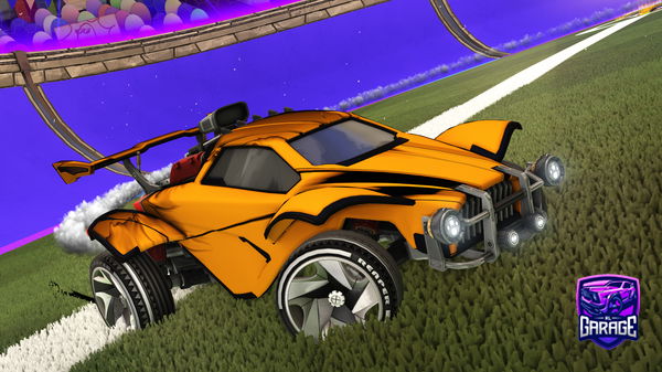 A Rocket League car design from Cralmondzy