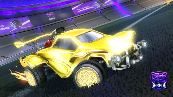 A Rocket League car design from zamu_20