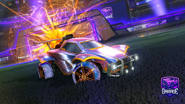 A Rocket League car design from toondaz88