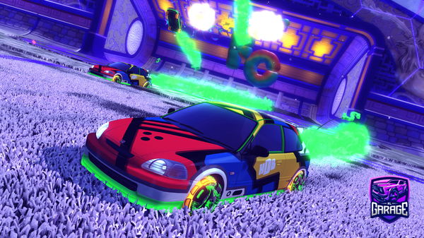 A Rocket League car design from Hg11