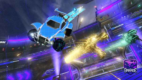 A Rocket League car design from FrostyDark_YT