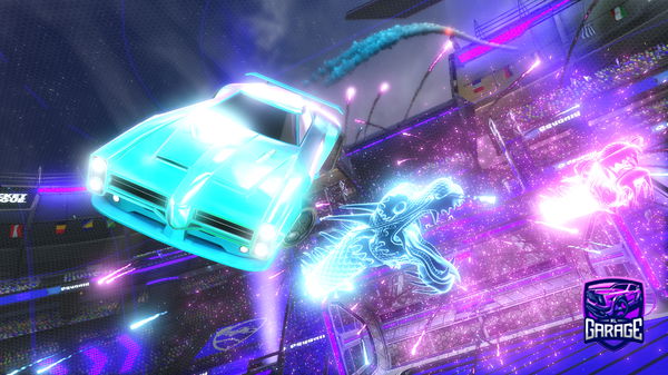 A Rocket League car design from Giratina