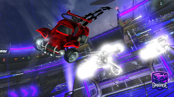 A Rocket League car design from X_StezzyKid_X