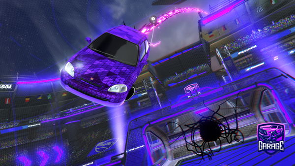 A Rocket League car design from WinVNo137