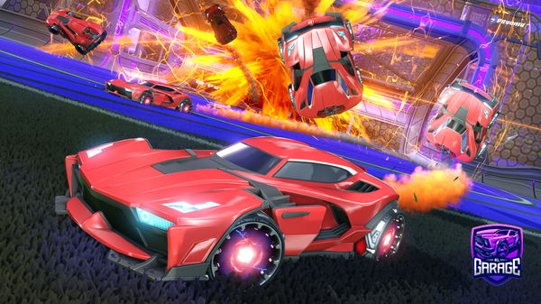 A Rocket League car design from jorshow