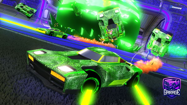 A Rocket League car design from UrsaMajorThumbz