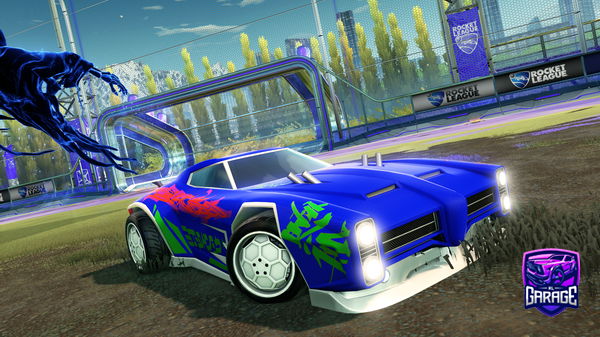 A Rocket League car design from Seasonvr23