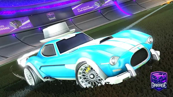 A Rocket League car design from Iblddogerblu55